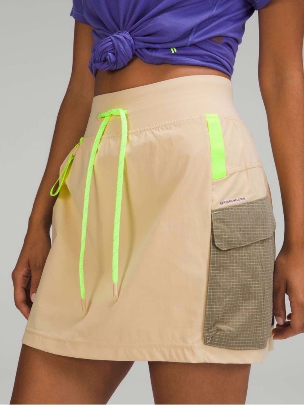 Lululemon Multi-Pocket Cargo High-Rise Hiking Skirt—New—Never Worn—Size 6